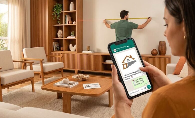 Agendamento e Orçamento de Móveis Planejados Via WhatsApp