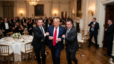 Trump é retirado às pressas de jantar na Casa Branca após disparos: Análise completa do incidente